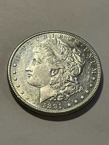 1891-S モルガン銀貨/ミラーサーフェス/AU #1192 39,325円