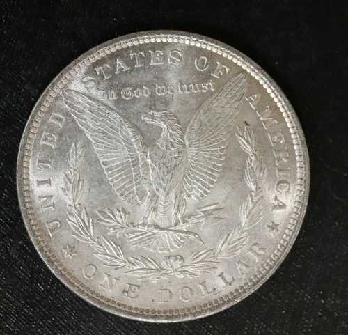 1896年 P 未流通モルガン銀貨、ブラストホワイトビューティー b1k13