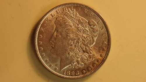 1898年モルガン銀貨 - 銀 - 1ドル