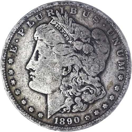 1890年 O モルガン銀貨 非常に良い VG 写真参照 B555