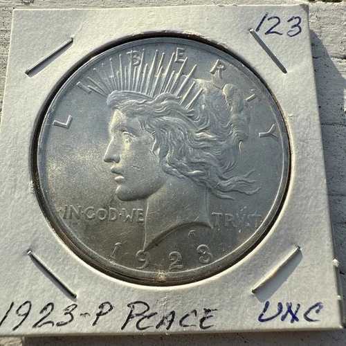 1923年 ピース シルバードル 未流通コイン 123 39,325円