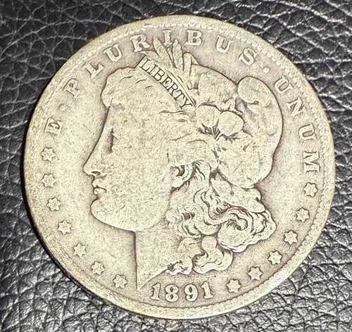 1891-O モルガン・ダラー 90% 銀貨 米国流通コイン ニューオーリンズ造幣局
