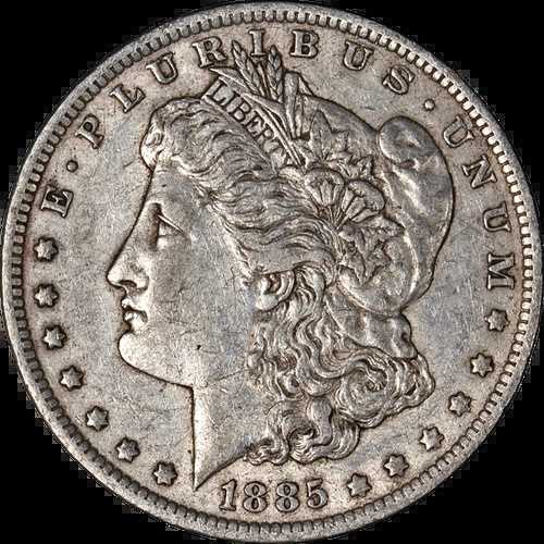 1885-O モルガン銀貨 流通良好 - 優れたセットビルダー - 在庫あり