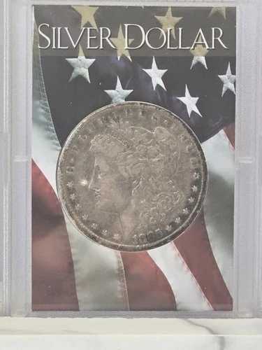 1885-O モルガン銀貨 H.E.ハリス カプセル入り