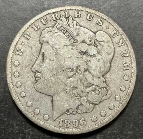 1896-O モルガン・ダラー $1 ベター・ニューオーリンズ・デイト・エステート・コレクション シルバー m5