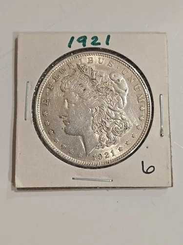 1921年フィラデルフィア（ミントマークなし）1ドルモルガン銀貨90%銀貨送料無料