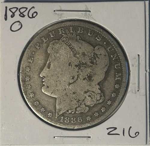 1886-O モルガン銀貨 1ドル硬貨