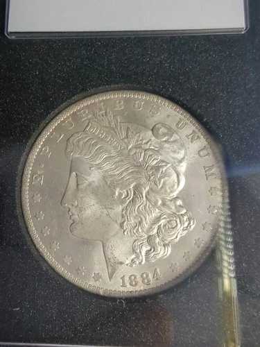 1884-O モルガン銀貨 未使用