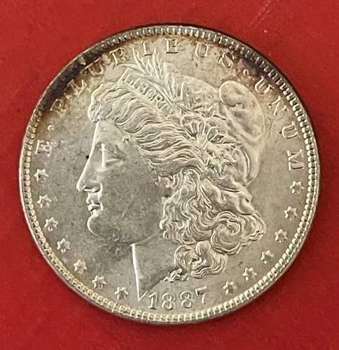 1887 年 P モーガン シルバー ダラー、ジェム チョイス、未流通。
