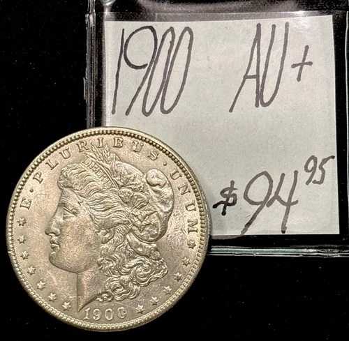 1900年 モーガン銀貨 (AU+) ほぼ未使用+の状態！ENNコイン