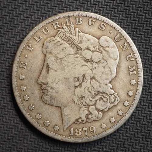 1879 S リバース 1878 モルガン シルバー ダラー***美品コイン***送料無料***A8871