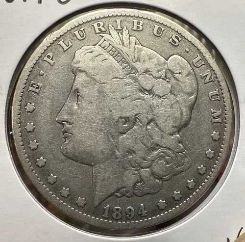 1894-O モルガン銀貨 - タフ・セミキー・デイト 90% 米国コイン VG/F 40,040円