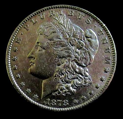 1878年モルガン銀貨 1879年裏面 Sp36