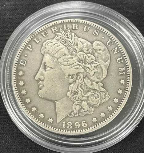 1896-O モルガン銀貨 キーデート 良好な状態