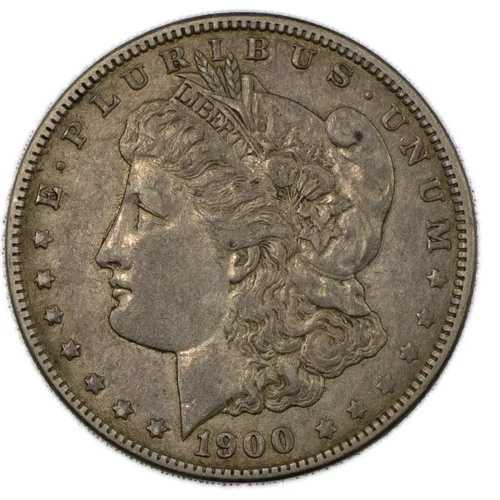 1900-O AU モルガン銀貨 1ドル ほぼ未使用 ニューオーリンズ