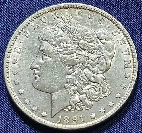 1891年 モルガン銀貨 XF #a27