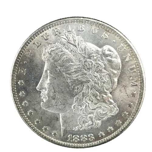 1883-O モルガン・ダラー 未鑑定 MS +++ 90% 銀 1 ドル US コイン # 315