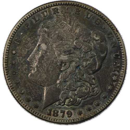 1879-S サンフランシスコ ほぼ未使用 AUトーン モルガン銀貨 1ドル