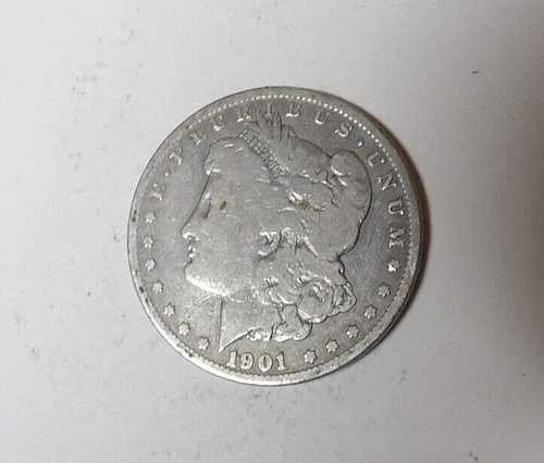 1901-O モルガン銀貨 ローボール 流通 ニューオーリンズ造幣局 (mrmtb#5)