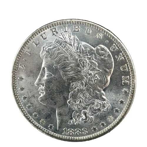 1883-O モルガン・ダラー 未鑑定 MS +++ 90% 銀 1 ドル US コイン # 1339