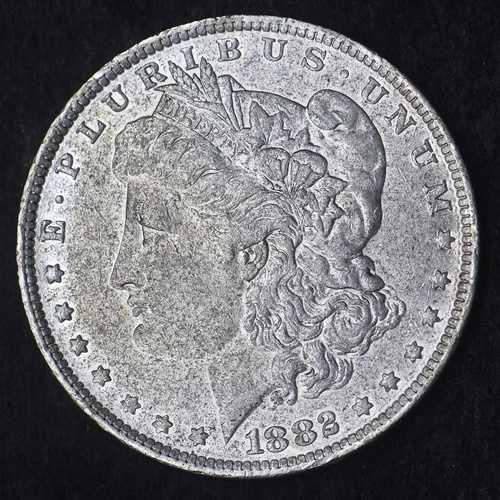1882-O/S「VAM-4 ダブル82、オープン2リセッテッド」モルガン銀貨 - COINGIANTS -