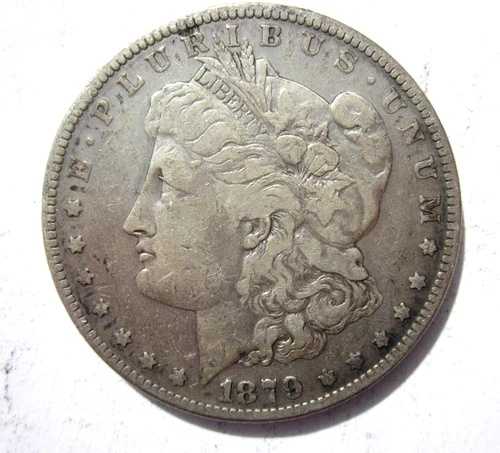 1879-S REV 78 モーガン 1ドル銀貨 サンフランシスコ造幣局 VAM SM フレッチダーク