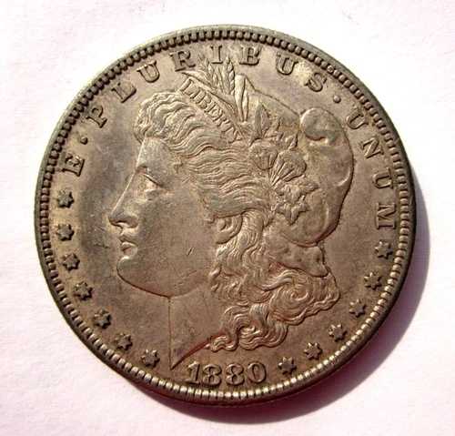1880-S ラージ S モーガン 1ドル銀貨 サンフランシスコ造幣局 VAM ナイスハイグレード