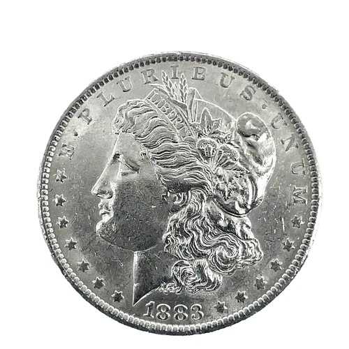 1883-O モルガン・ダラー AU-未流通 90% 銀 1 ドル US コイン # 1933