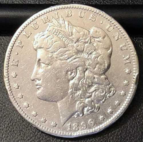 1896年 S モルガン 90% 銀貨