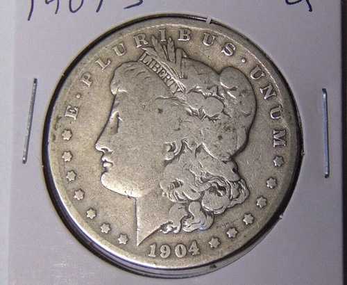 1904-S モルガン銀貨 グッドキー サンフランシスコ造幣局コイン (92922)