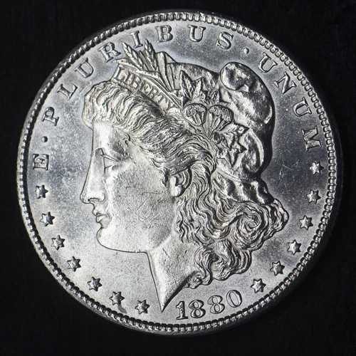 1880-S「ハイグレード」モルガン銀貨 1ドル - COINGIANTS -