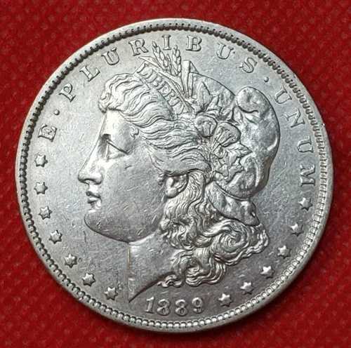 1889-O モルガン銀貨 AU 詳細