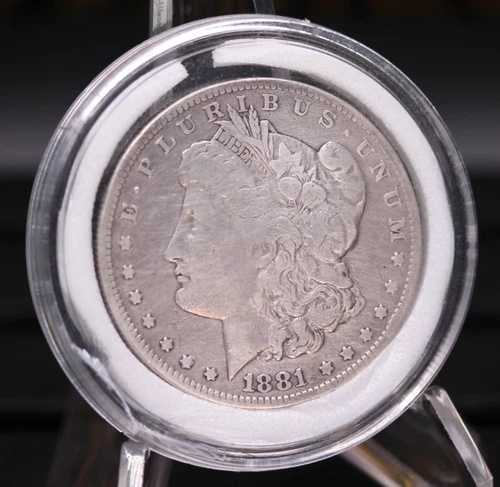 1881-O モルガン銀貨 ニューオーリンズ ?? オリジナル流通銀貨 LOT 373