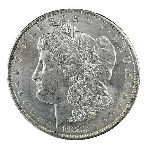 1883-O モルガン・ダラー 未鑑定 MS +++ 90% 銀 1 ドル US コイン # 646