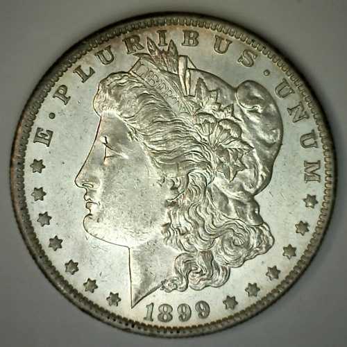 1899年 O モーガン シルバードル 1ドル 米国コイン ニューオーリンズ造幣局 未使用