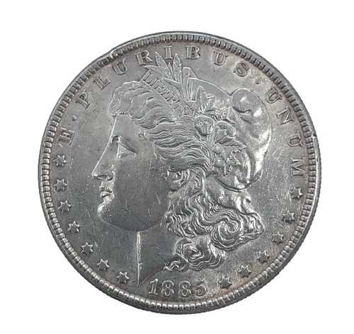 1885年 モルガン・ダラー AU/UNC 90% 銀 1ドル 米国コイン #918