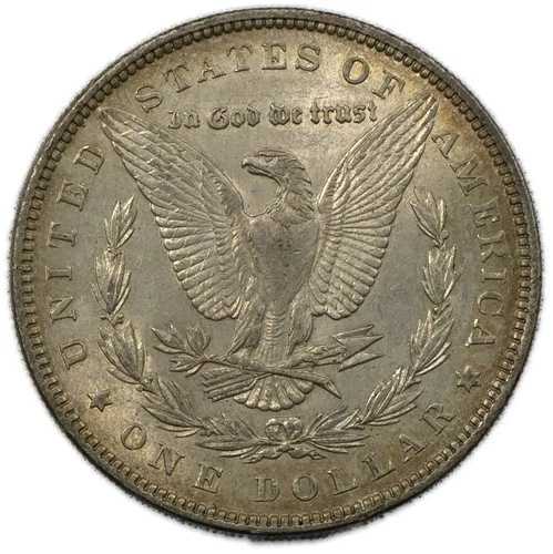 1887-P モルガン銀貨 1ドル ほぼ未使用 AU+ フィラデルフィア