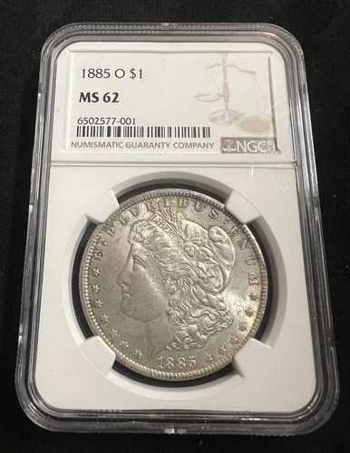 1885-O (MS62) モルガン銀貨 $1 NGC 40,040円