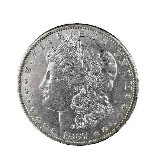 1887 O モルガン ダラー VF - 非常に良好な 90% 銀貨 1 ドル US コイン # 2248 40,040円