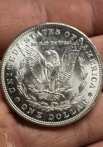 1885年 P モルガン銀貨 素晴らしい外観 強い刻印