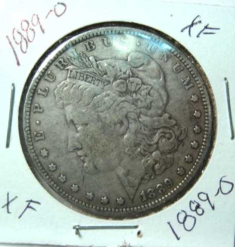 1889-O モーガン シルバードル ~XF 非常に良好な状態 問題なし より良い日付 *