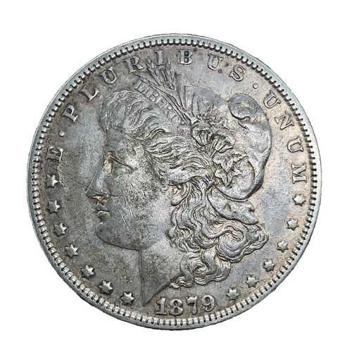1879-O モルガン・ダラー VF XF。90%銀貨 1ドル米国コイン コレクターズアイテム #424