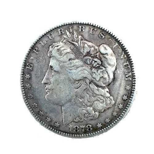 1878年 7TF Rev Of 78 モルガン・ダラー 90% シルバー 1ドル US コイン # 2137 40,040円