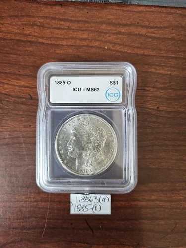 1885-O モルガン銀貨、ICG MS-63、希少コイン、ブリリアントラスター 40,040円