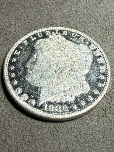 1880-S モルガン銀貨 $1 PL 未鑑定 サンフランシスコ