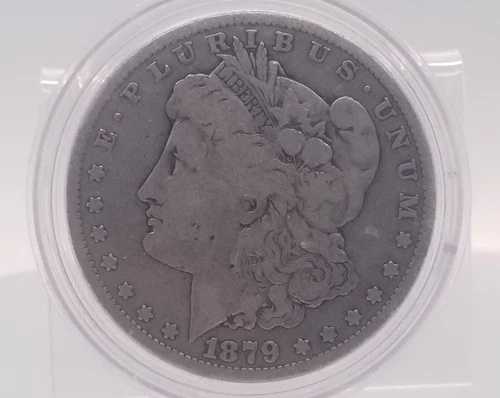 1879年製 モルガン・ダラー 90%銀貨 1ドル 米国貨幣 コレクターズアイテム