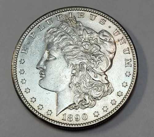 1890年 S/S モルガン銀貨エラーコイン（写真参照）