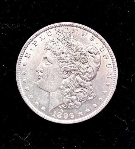 1896年 P モルガン銀貨 - BU - 素晴らしいディテール (L6)