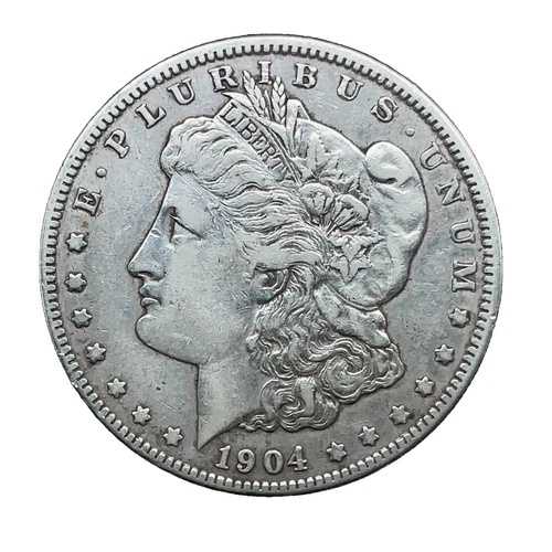 1904年 モルガン・ダラー F- Fine / VF - Very Fine 90% シルバーコイン コレクターズアイテム # 1288 40,040円