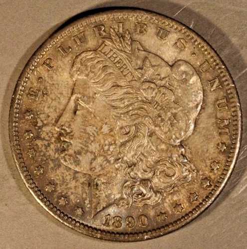 1890年 S モーガン銀貨 ブルートーン